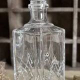 Crystal whiskey decanter