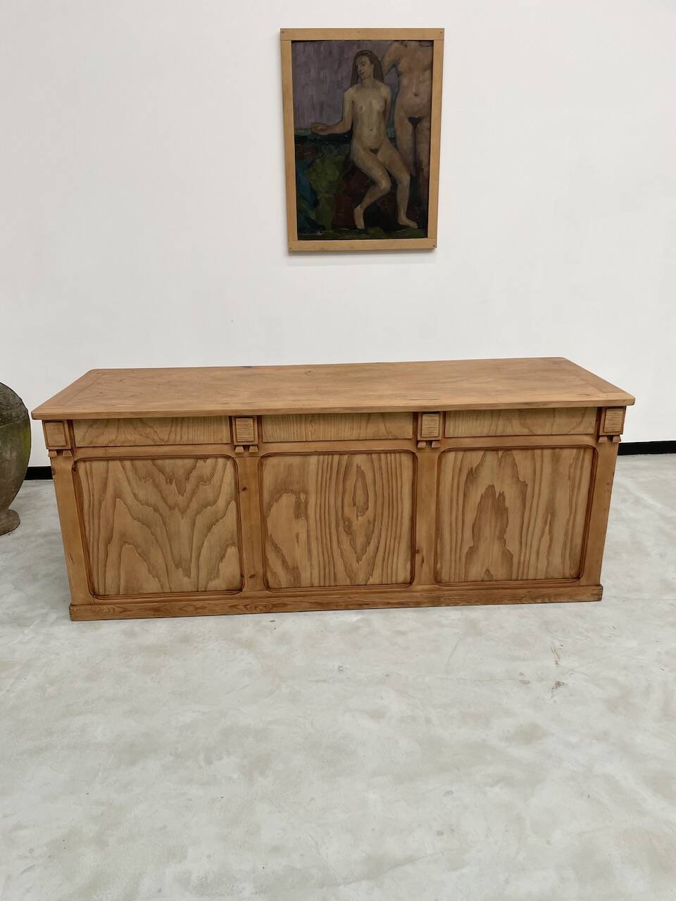 2m central island pine counter