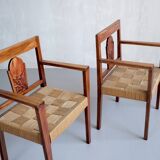 Paire de Fauteuils coloniaux, 1950