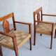 Pair of colonial armchairs, 1950