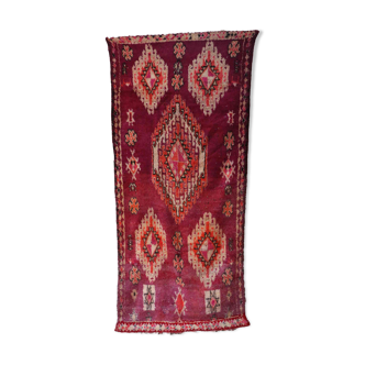 Vintage moroccan carpet - 152 x 348 cm