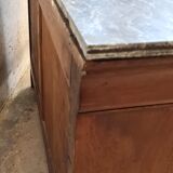 Louis Philippe period chest of drawers in walnut around 1830