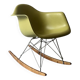 Fauteuil rocking chair design Eames Plastic Armchair RE RAR, edition Vitra