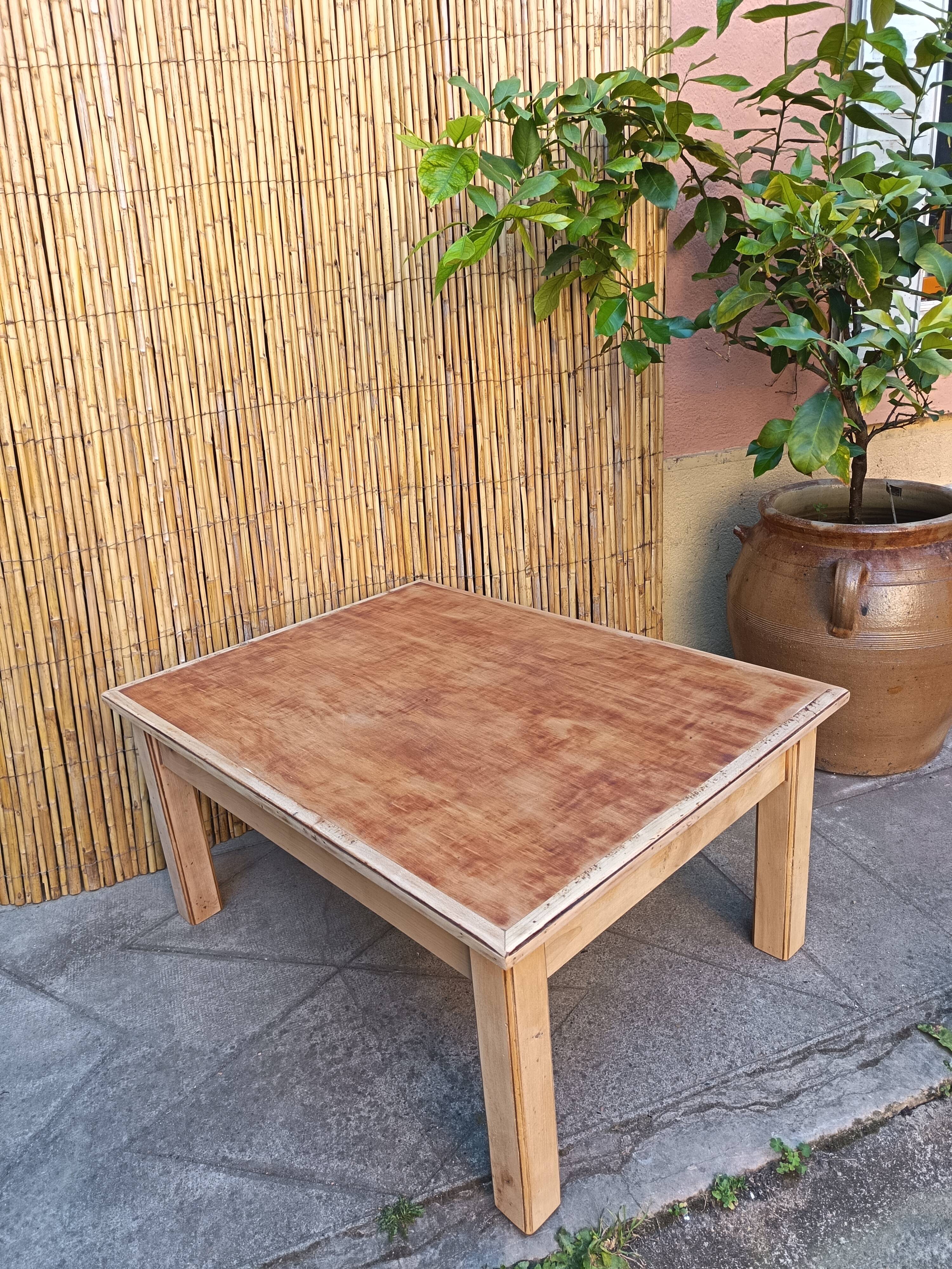 Wooden coffee table in Japanese style