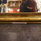 Golden mirror 58x80cm