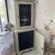 Corner display cabinet from the 1950s