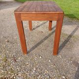 Art deco mahogany and pine table