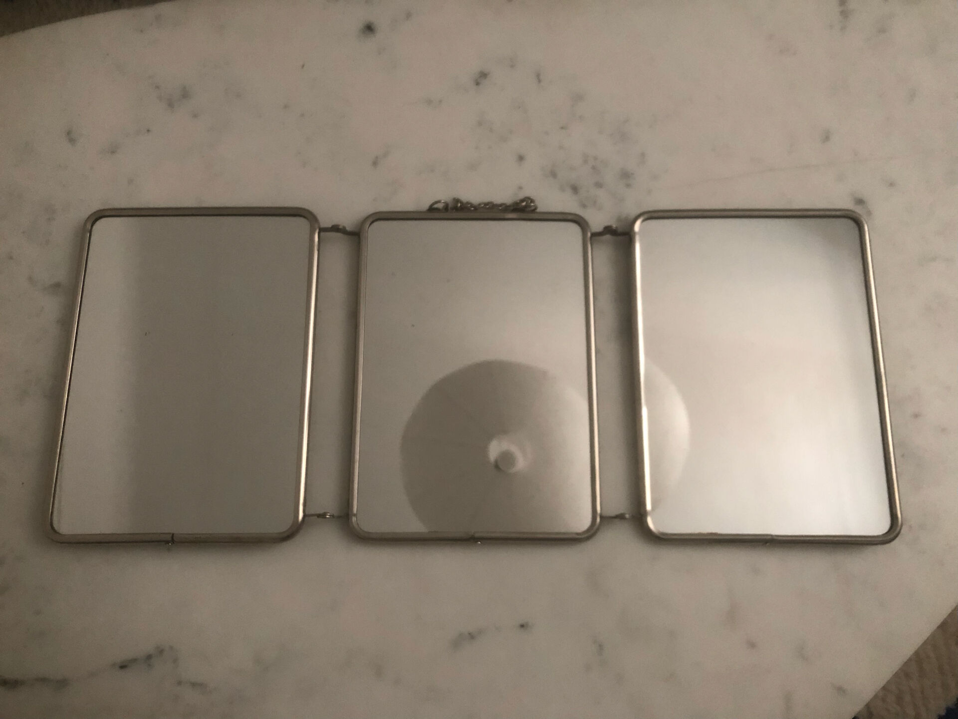 Barber mirror triptych