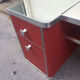 Dressing table  in chrome and vinyl coating, 1960