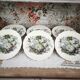 Set of 6 Royal Doulton deep plates in the Kirkwood pattern.