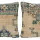 Set of 2 vintage Turkish cushion covers 48x51 cm