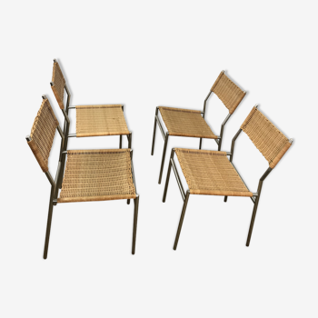 Lot of 4 chairs by Martin Visser for Spectrum, model SE05