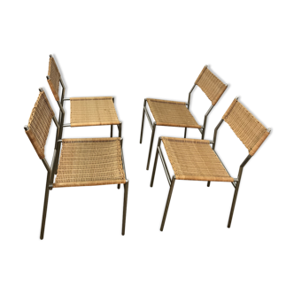 Lot of 4 chairs by Martin Visser for Spectrum, model SE05