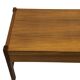 Vintage low sideboard with drawers 70's walnut veneer design