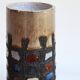 Pair of vintage brutalist Perignem vases