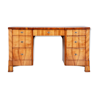 Bureau biedermeier du 19ème siècle - fabriqué en tchéquie des années 1830