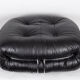 Tobia Scarpa Soriana chair and ottoman for Cassina 1970