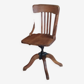 American chair in solid oak 1930
