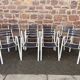 Set de 8 chaises de jardin terrasse vintage 1970
