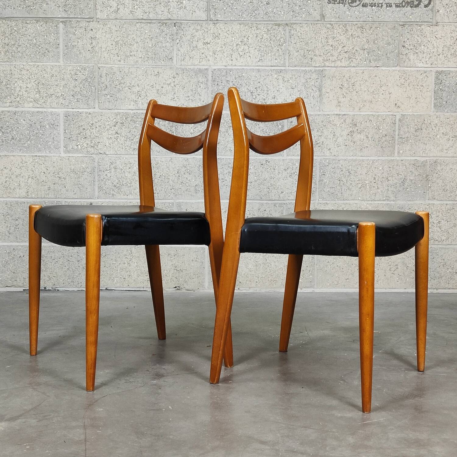 Pair of Scandinavian style chairs 1970