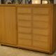 Oak wardrobe by Guillerme and Chambron 1950s