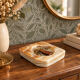 Vintage onyx catchall – Honey and cream tones