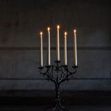 Wrought iron chandelier