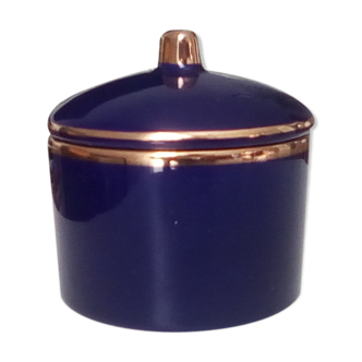 Bonbonnière sucrier en porcelaine signé Gorbon