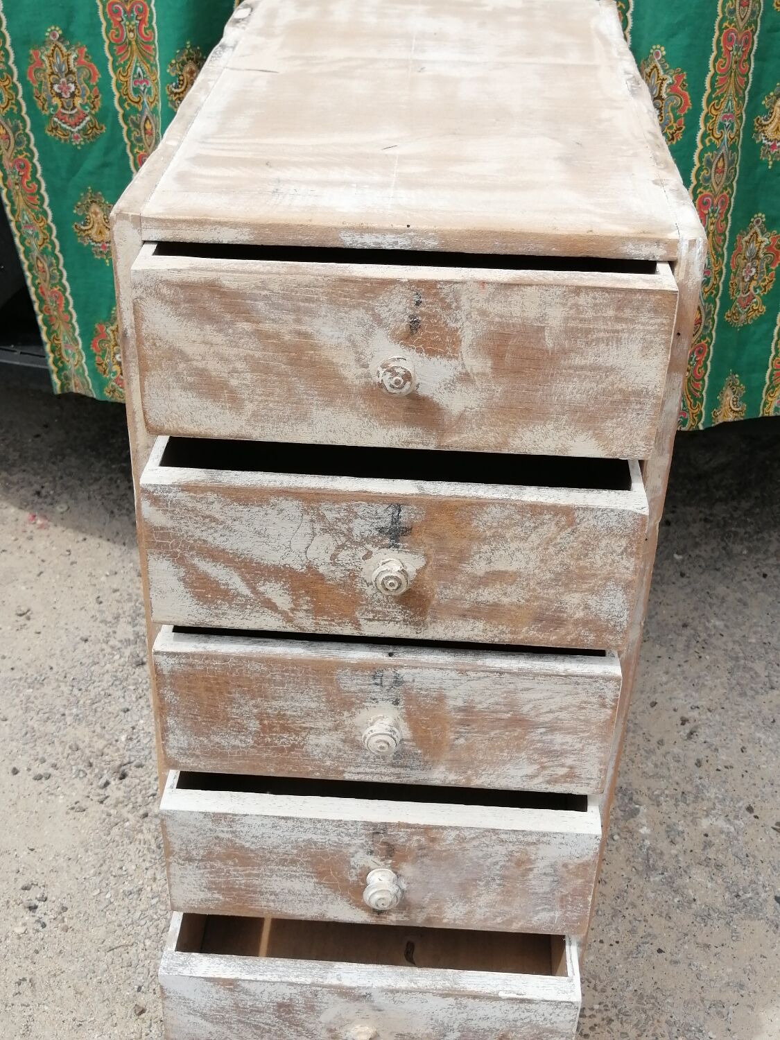 Wooden furniture with drawers