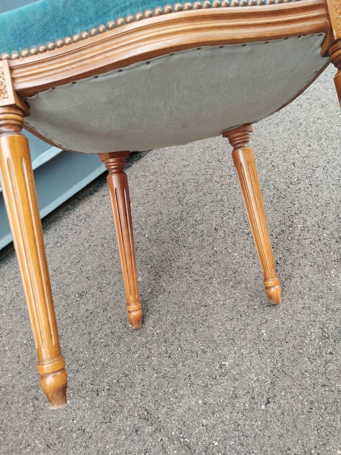Pair of antique Louis XVI style chairs