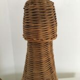 Set of 3 rattan bottles