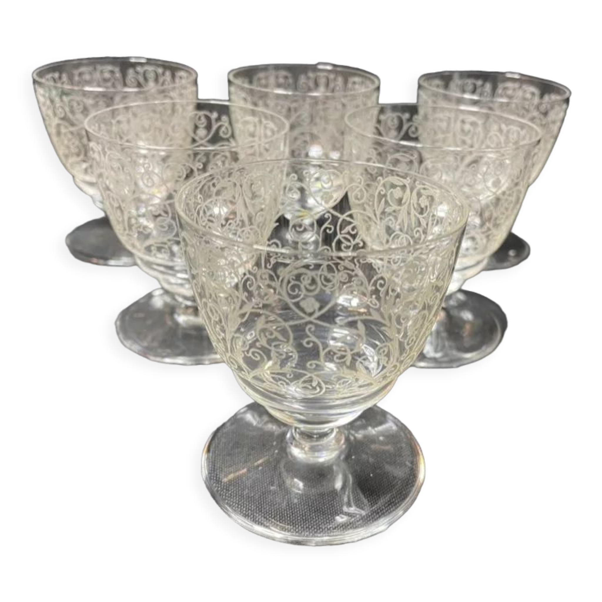 Porto glass Baccarat Lulli art deco service