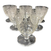 Porto glass Baccarat Lulli art deco service