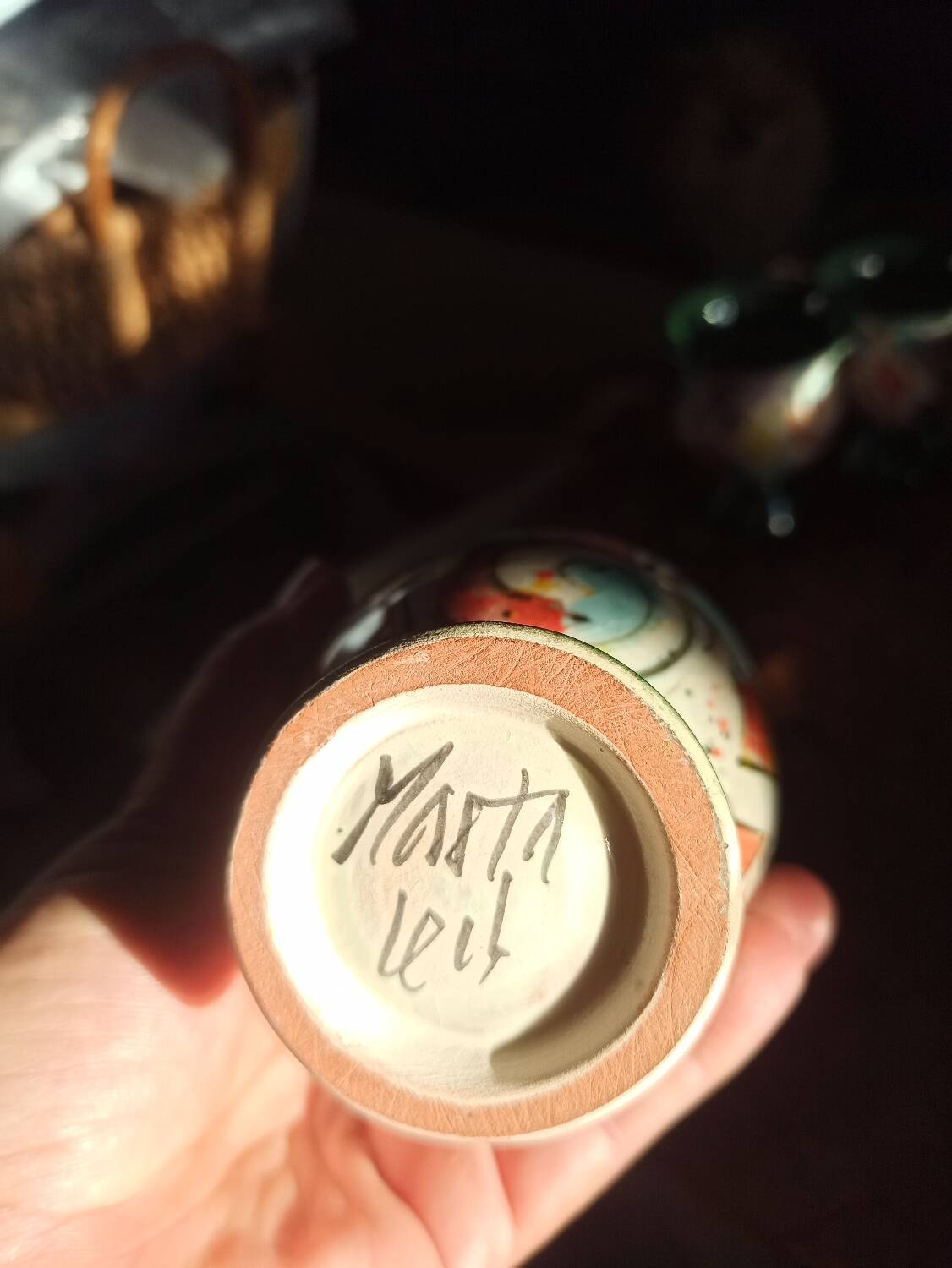 Handmade ceramic mug