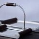 Lot of 2 Art Deco French Serving Mirror Tray