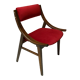 Chair GFM-57 "Jumper" designed by J. Kędziorek, Poland 1960s, red