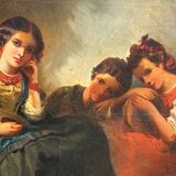 Tableau - Peinture Sur Toile Orientaliste Fin XIXéme Siècle