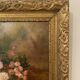 Old painting, still life, signed Monk, late nineteenth century early twentieth century