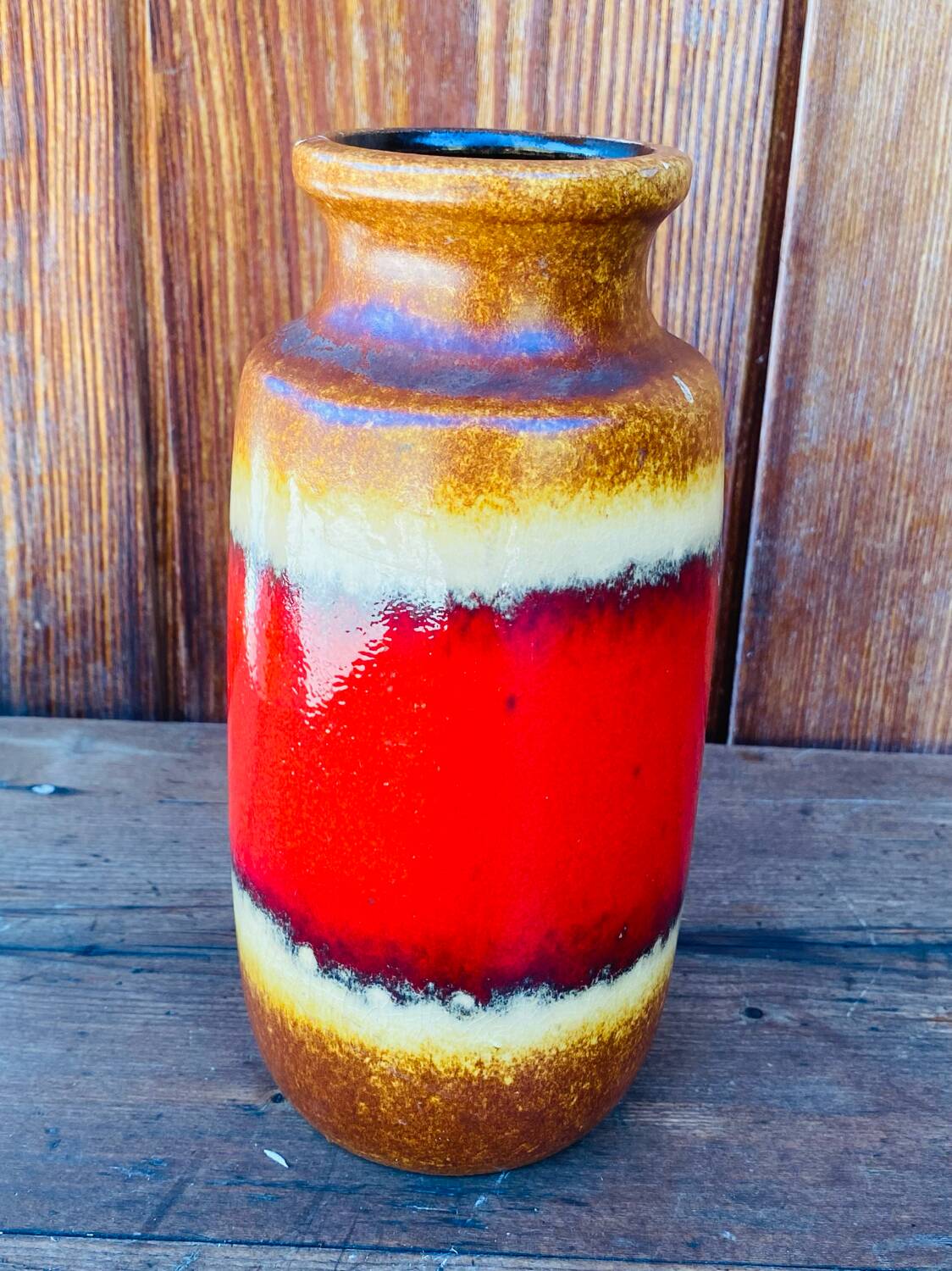 Fat Lava Vase West Germany