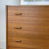 Scandinavian teak chest of drawers