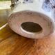 Vintage ceramic shell lamp signed Vallauris