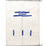 Tapis beni ouarin fait main traditionnelle taille 150 x 250 cm