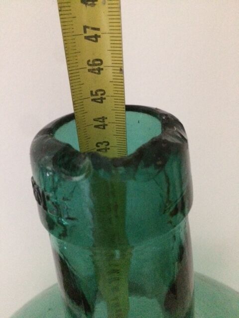 A very nice blue green about 15 l demijohn