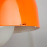 Big Space Age Pendant from Guzzini in Orange, 1970s