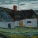 John Börén, Swedish modern landscape, 1960s, Oil painting, Framed