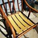 Pair of vintage rattan armchairs