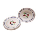 Set 6 hollow plates Lunéville