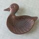 Cendrier canard laiton vintage