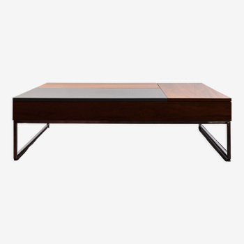Multifunctional Shiva coffee table with storage and raisable table tops
