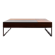 Multifunctional Shiva coffee table with storage and raisable table tops
